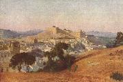 Ansicht von Villeneuve-Les-Avignon, Das Fort Saint-Andre Jean-Baptiste Camille Corot